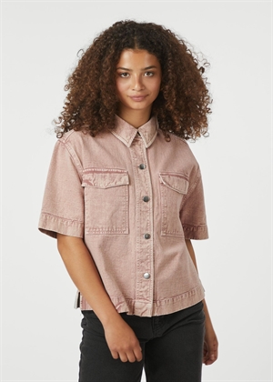 Tiki solid skjorte Ash Rose Neo Noir 